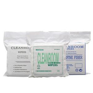 Oem 100% polyester phòng sạch gạt nước 110gsm 3009 chống tĩnh điện phòng sạch khăn lau tấm sợi nhỏ chống tĩnh điện ESD phòng sạch Cần gạt nước - Product Image 6