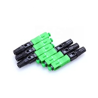 Conector de Fibra Óptica de Ensamblaje Rápido FTTH SC APC/UPC de 55 mm con Pérdida de Inserción Inferior a 0.3dB