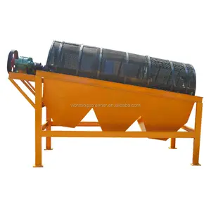 Small Rotary Screening Machine rotational sifter for soil topsoil mulch wood chips biomass compost worm castings