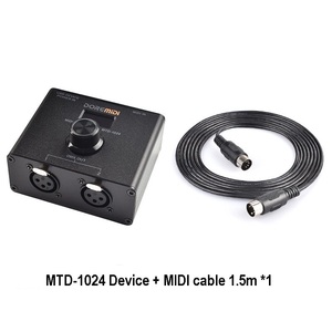 Convertidor <span class=keywords><strong>MIDI</strong></span> a DMX512*2 DORE-<span class=keywords><strong>MiDi</strong></span>, Control de Teclado <span class=keywords><strong>MIDI</strong></span> con Cable Cannon, Controlador de Luces MTD-1024, Convertidor de Iluminación para Escenarios - Product Image 2