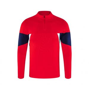 Conjunto de Chándal de Entrenamiento de Fútbol Americano para Hombre Otoño-Invierno, Sudadera Transpirable de Manga Larga con Media Cremallera, Kit de Equipo con Bloques de Color - Product Image 2