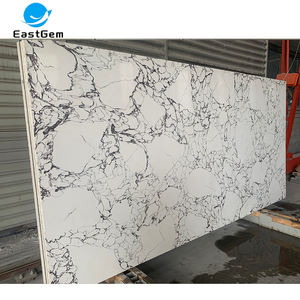 ชุดหลอดเลือดดำสีทองพิมพ์ลายควอทซ์หินเทียมสำหรับห้องครัวแผ่นใหญ่ - Product Image 2