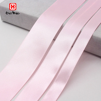 Ruban de satin stocké en gros 4 cm pas cher nouveau design large rouleau de ruban de satin pour Noël