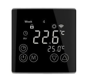 Termostato per Riscaldamento a Pavimento, Flessibile per Appartamenti, Grande Schermo LCD Touch, Abilitato WiFi, Regolabile per Aria Condizionata Centralizzata - Product Image 5