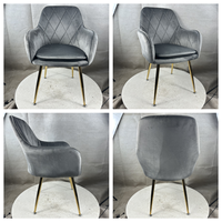 Chaise de salle à manger moderne minimaliste de luxe italien, mobilier de maison, dossier rembourré pour restaurant et salon