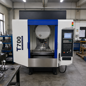 เครื่องแทปปิ้งเซ็นเตอร์ T700H รับน้ำหนักโต๊ะทำงานได้ 250 กก. พร้อมแกนหมุน 12K สำหรับการผลิตชิ้นส่วนอะลูมิเนียมสำหรับพลังงานใหม่แบบ OEM - Product Image 1