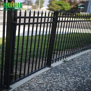 Panneau <span class=keywords><strong>de</strong></span> clôture <span class=keywords><strong>de</strong></span> jardin en aluminium industriel, clôture à piquets d'extérieur pour clôture <span class=keywords><strong>de</strong></span> cour, treillis et portails <span class=keywords><strong>2m</strong></span> - Product Image 5