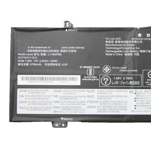 Batterie d'ordinateur portable 7.68V 45Wh L17M4PB0 5B10Q16066 L17C4PB0 5B10Q16067 pour <span class=keywords><strong>Lenovo</strong></span> <span class=keywords><strong>Yoga</strong></span> <span class=keywords><strong>530</strong></span>-14IKB <span class=keywords><strong>14ARR</strong></span> 530S-15IKB - Product Image 2
