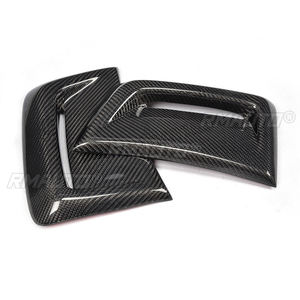 1 Par de Cubiertas Decorativas de Fibra de Carbono para Ventilación Lateral de Coche, Adhesivo para Ventilación Lateral para Benz W204 C63 AMG 2012-2014 - Product Image 4