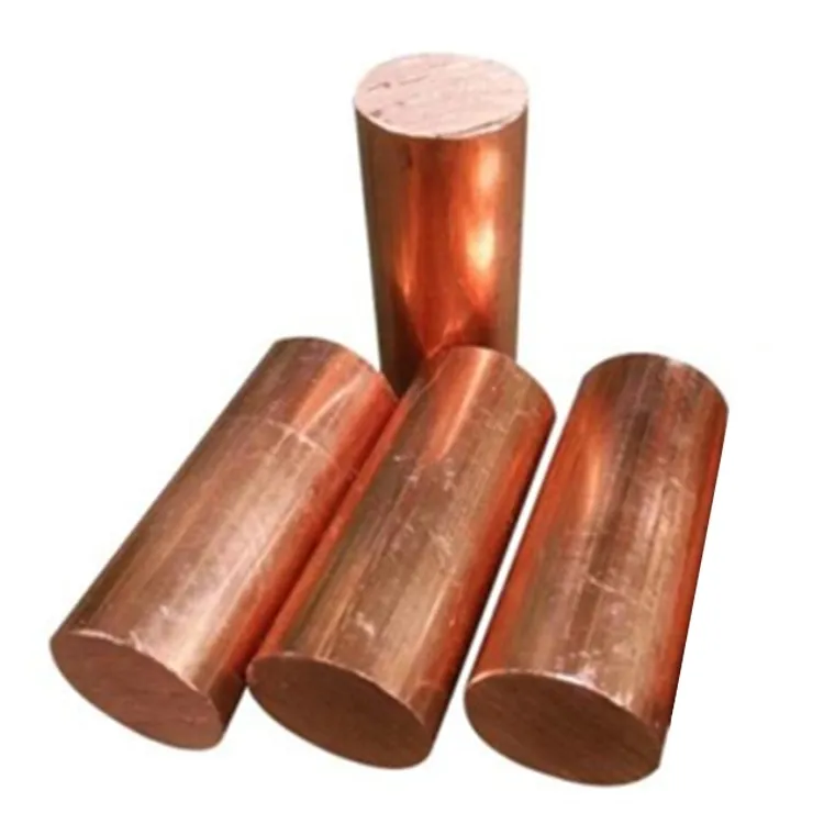 Shandong manufacturers supplier flat copper rod smooth cathode copper 99.99% bronze rod C12000 C12700 pure copper rod