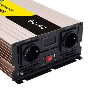 Convertisseur d'énergie solaire à onde sinusoïdale pure Roger Ele 2000W DC AC 12V 24V pour voiture, camping-car - Product Image 3