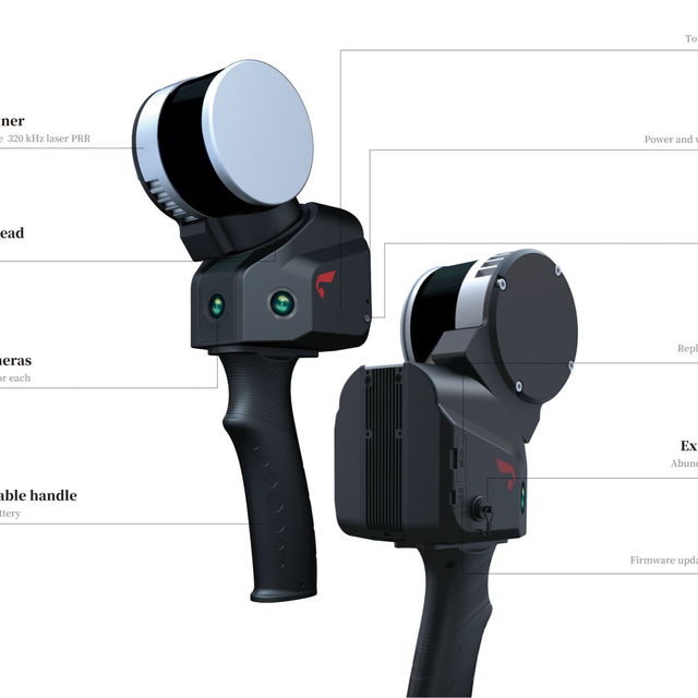 FeiMa SLAM100 Popular High-precision Handheld Professional 3D Laser Scanner for Surveying and Mapping