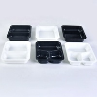 Prêt CPET Gâteau Ovale Micro-ondes Boîtes D'emballage Plateaux En Plastique Récipient Alimentaire CPET Plateau avec Couvercle