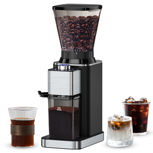 In Stock High Quality Burr Coffee for Household Use Quick <b>Ship</b> Coffee Grinder - Product Image 1