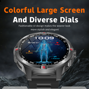 Montre connectée SENBONO V45, suivi du sommeil et <span class=keywords><strong>de</strong></span> l'<span class=keywords><strong>exercice</strong></span>, Bluetooth sans fil, réponse aux appels, notifications push, étanche IP68, bracelet en silicone - Product Image 6