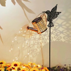 Décoration de passerelle en fer étanche pour paysage de chemin de patio IP65 profil de prise de nuit <span class=keywords><strong>arrosage</strong></span> LED lumière suspendue extérieure <span class=keywords><strong>solaire</strong></span> - Product Image 5