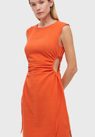 Robe longue sans manches de couleur unie pour femme, tenue de plage élégante, mode printemps été