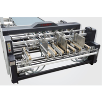 Machine de collage et de couture de boîtes en carton entièrement automatique avec alimentation par aspiration, colleuse AB pour l'industrie de l'emballage