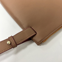 Usine Recommander Personnalisé Pochette En Cuir Grande Capacité Téléphone Mobile Sac Bracelet Sac avec Fermeture Éclair