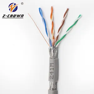 ยี่ห้อใหม่ utp 24awg de pies cat6 cat6a cat5e lan สายสื่อสาร