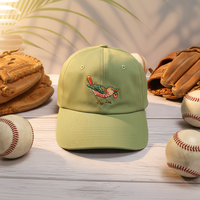 Casquette de baseball pour femme de haute qualité, 6 panneaux, en coton, couleur unie, style sport, modèle 'Daddy'