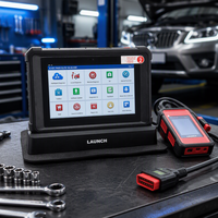 Scanner de diagnostic OBD2 X431 PAD5 Elite avec programmation ECU bidirectionnelle CAN FD DoIP - Pour camions Mercedes-Benz - Garantie 1 an