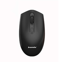 Mouse Nirkabel USB 2.4GHz 1600dpi 4-tombol Desain Ergonomis Optik Bertenaga Baterai Senyap untuk Laptop/PC Desktop Kantor
