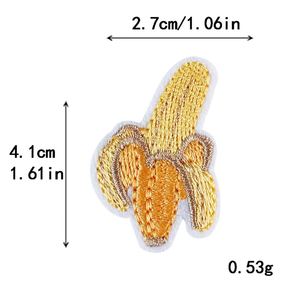 Petites Écussons en Tissu Colorés à Thermocoller avec Broderie de Fruits pour Vêtements d'Enfants - Product Image 6