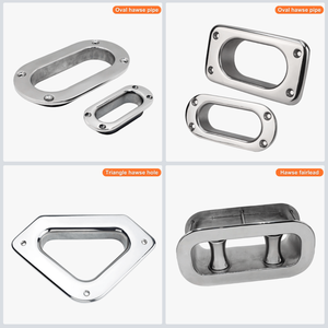 Rullo passacavo ovale in acciaio inossidabile per ancora, fune <span class=keywords><strong>di</strong></span> <span class=keywords><strong>ormeggio</strong></span> e passacavo <span class=keywords><strong>di</strong></span> <span class=keywords><strong>prua</strong></span> per yacht e imbarcazioni marine - Product Image 2