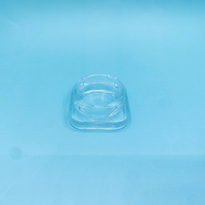 Mini tarro de vidrio de 9ml con tapa de plástico blanca resistente a los niños Envase de cosméticos para crema de aceite facial Capacidad de 9g disponible - Product Image 3