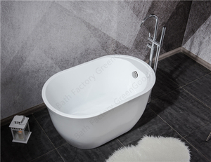 <span class=keywords><strong>Baignoire</strong></span> autoportante ovale en acrylique isolée de <span class=keywords><strong>petite</strong></span> taille pour salle de bain, de bonne qualité, dimensions 1200 mm, mini combo - Product Image 6