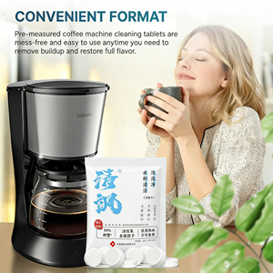 Tablettes de nettoyage professionnelles écologiques et faciles à utiliser pour cafetières domestiques, agent détartrant à 30%-50% d'ingrédients actifs - Product Image 4