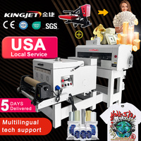 Impresora DTF Profesional KINGJET 302A de 300 mm, Nueva Máquina de Película PET I3200 con 1 Año de Garantía, Impresión en EE. UU.