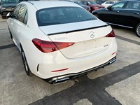 Aileron de coffre noir brillant style Brabus pour Mercedes-Benz Classe C W206 2021-2026, remplacement OEM d'aile arrière, option fibre de carbone