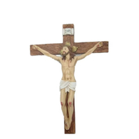 Jésus Vierge Marie Statues En Résine Décor Chrétien De Noël Peint Chiffres Polyrésine Religieux Souvenirs GiftsCrafts Christian