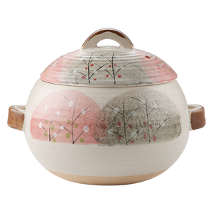 หม้อตุ๋นเซรามิกทรงรีทนความร้อนสำหรับงานเลี้ยง,หม้อดินพร้อมฝาปิดสไตล์ชนบทโบราณสำหรับใช้ในห้องครัวงานเลี้ยง - Product Image 2