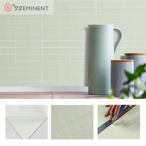 Il Design del mosaico autoadesivo SPC un colore tre stili è adatto per pareti interne, pareti di sfondo e scrivanie anteriori - Product Image 1