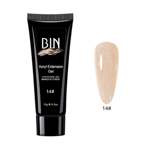 Solución Deslizante de Gel Poly BIN para Extensión de Uñas, 15 ml, 36 Colores, No Tóxica, Certificada por CPNP, Gran Venta - Product Image 4