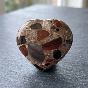 Cristal de Corazón Rojo Natural en Forma de Puffy Heart, Decoración para el Hogar, Venta al por Mayor, Piedra de Bolsillo, Gema Grabada en Forma de Corazón - Product Image 3