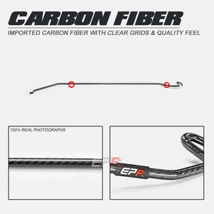 Soporte de Capó para NISSAN S13 S14 S15 RPS13 180SX, Soporte de Capó de Fibra de Carbono Seca - Product Image 5