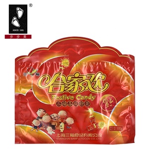 custom printed special shape plastic candy external Packaging bag