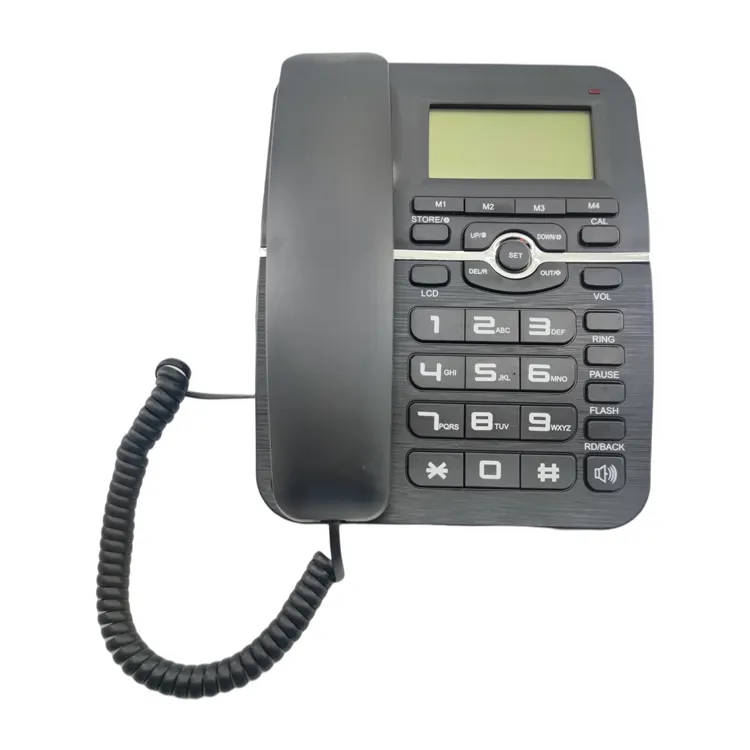 Jumbo LCD Caller ID Phone Hands Free Speaker Telephone Big Discount Lowest Price Table Telephone For Home Office Hotel