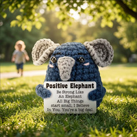 Jouets en peluche en laine pour le commerce transfrontalier : fruits, animaux, chopes de bière ; Adorables poupées au crochet faites à la main, articles prêts à l'emploi, Modèle 603