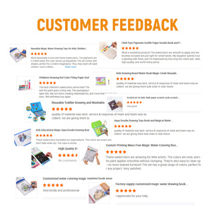 Libro di pittura magica all'ingrosso del libro di ripetizione del libro di pittura animale del fumetto che colora il libro dei bambini - Product Image 6