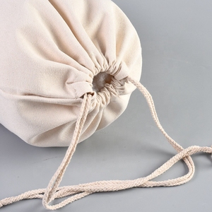 Cá Nhân Hoá Vải Muslin Vải Bông Bao Bì Bụi Túi Calico Dây Kéo Túi - Product Image 3