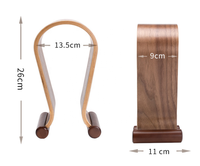 Great Rock présentoir pour casque d'écoute en bois personnalisé supports Hm02 support pour écouteurs support pour casque de jeu