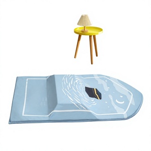 Tapis de <span class=keywords><strong>prière</strong></span> ergonomique personnalisable en polyester avec genouillères intégrées, mousse à mémoire de forme à rebond lent, style minimaliste épaissi - Product Image 1