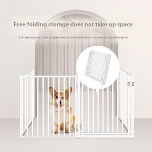 Petits et moyens chiens garde-corps pliable <span class=keywords><strong>barrière</strong></span> de porte pour animaux de compagnie cage de <span class=keywords><strong>chien</strong></span> clôture d'isolation rail de séparation parc pour <span class=keywords><strong>barrière</strong></span> de <span class=keywords><strong>chien</strong></span> - Product Image 3