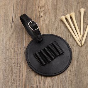 RTS Fashion PU Leather Golf Tee Holder <b>Pouch</b> Bag Waterproof Portable 5 <b>Nail</b> Storage Attachable Hanging Promotional Gift - Product Image 4