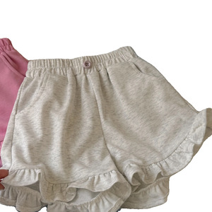 Pantaloncini 2026 Nuovo Stile Abbigliamento Estivo per Bambine 100% Cotone Tessuto Trapuntato Vestibilità Ampia Sottili per Bambini Piccoli Famosi su Internet - Product Image 2